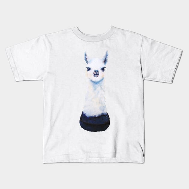 Lama Kids T-Shirt by Kuhtina